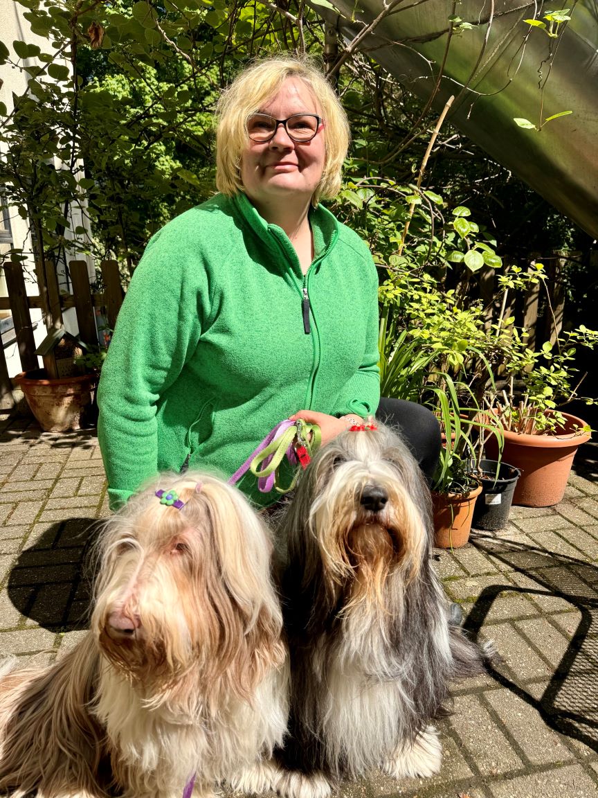 Anna mit Amy und Layla