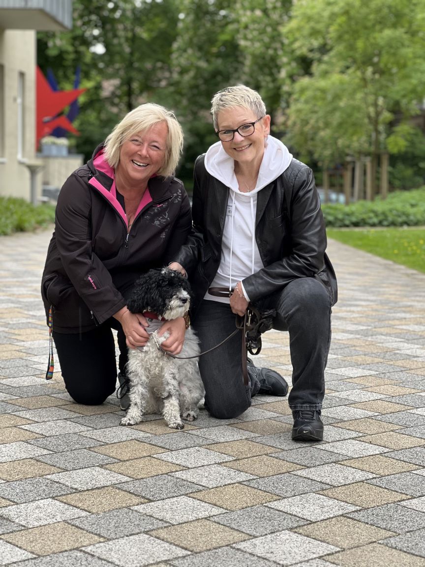 Steffi und Regina mit Bo