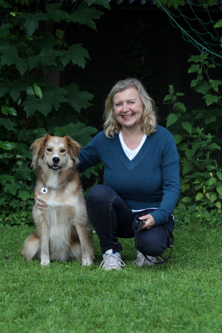 Annegret mit Dexter