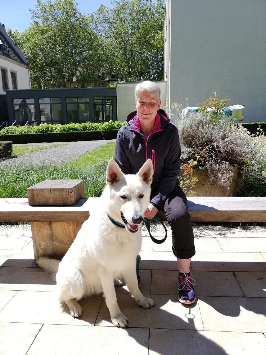 Friederike mit Flaco